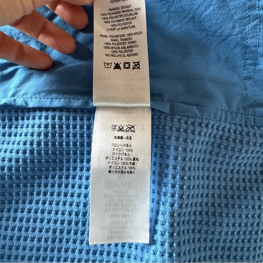 Patagonia Vest Size Small Blue Nano Air Full Zip Light Hybrid Insulated Jacket
